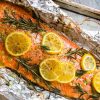 Baked Honey Cilantro Lime Salmon in Foil