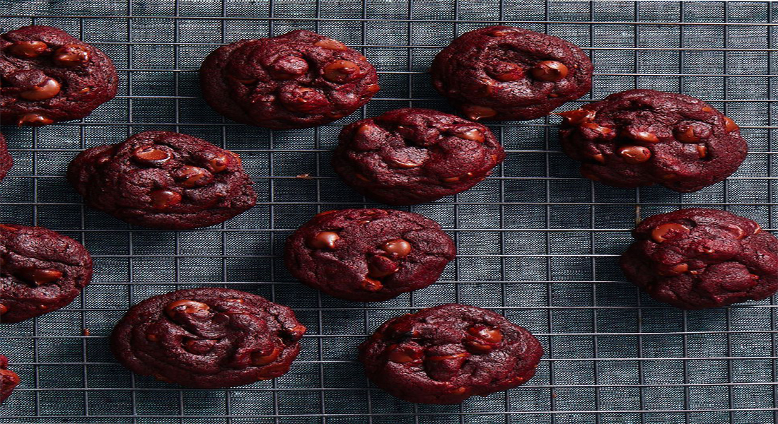 Air fryer Red Velvet Cookies