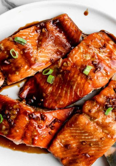 Honey Garlic Glazed Salmon