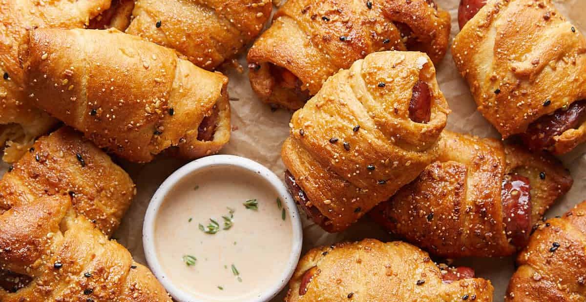 Air-Fryer Bacon Crescent Rolls