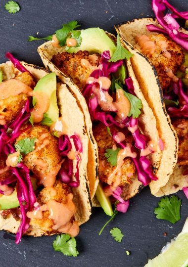 Air Fryer Cauliflower Tacos