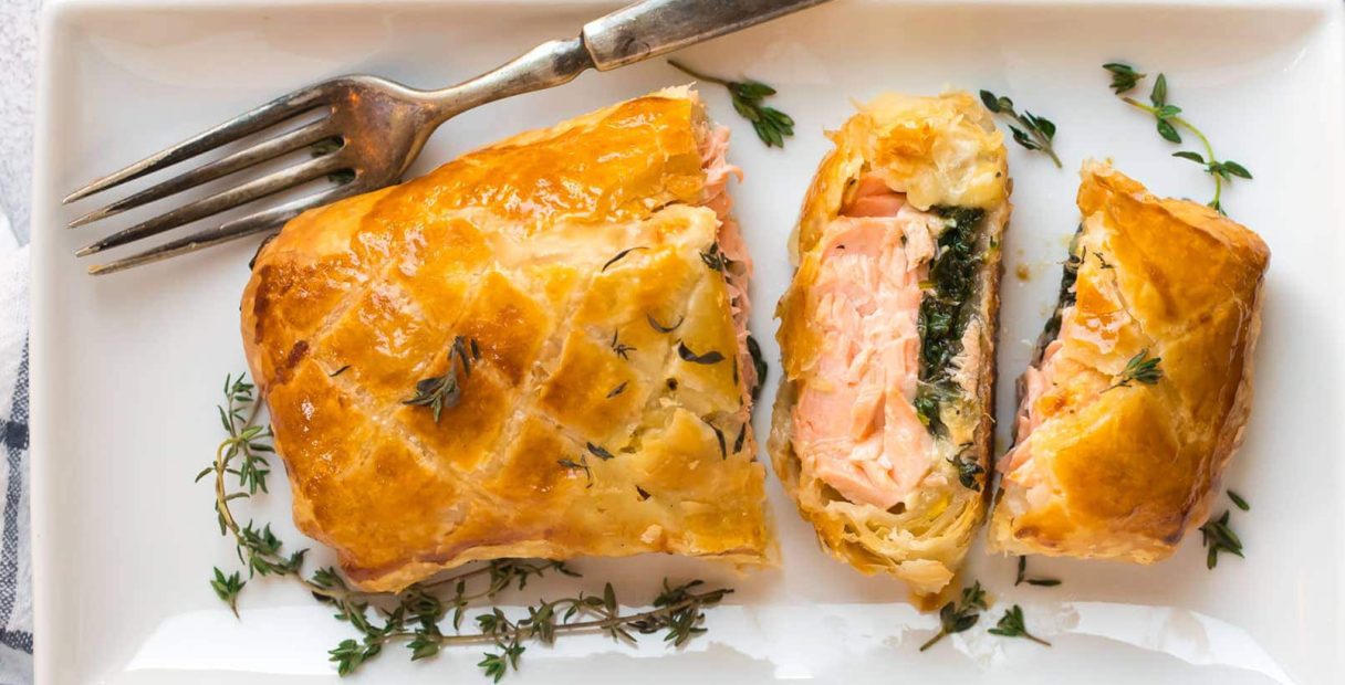 Salmon in Puff Pastry