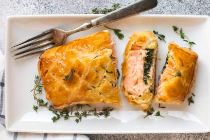 Salmon in Puff Pastry