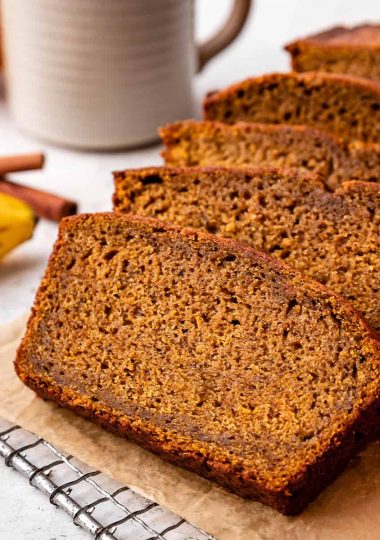 Pumped-Up Pumpkin Banana Bread