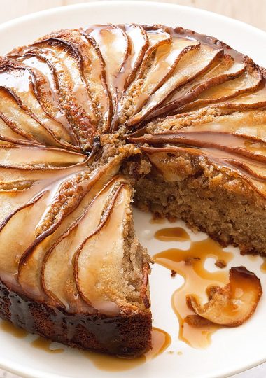 Spiced Pear and Walnut Cake