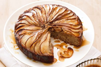 Spiced Pear and Walnut Cake